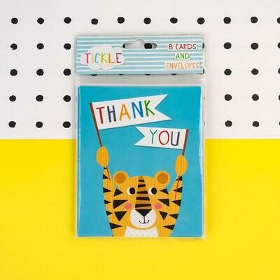Tiger Party Thank You Card Pack