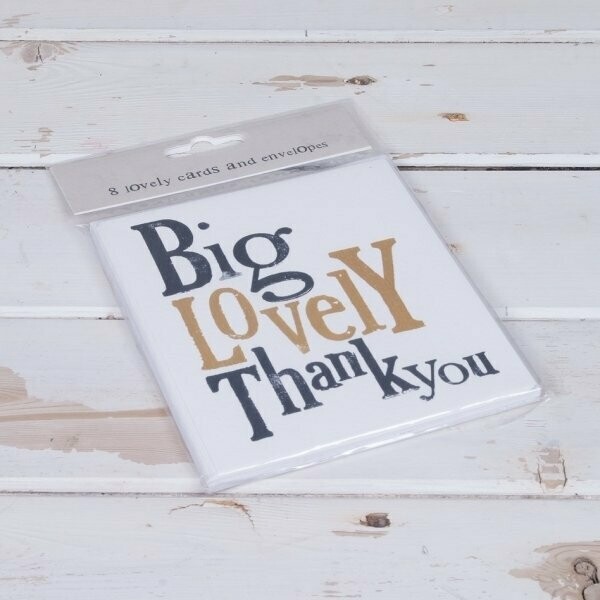 Big Lovely Thank You Card Pack