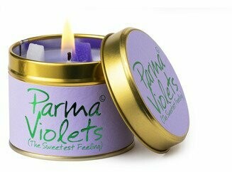 Lily Flame Parma Violet Candle Tin