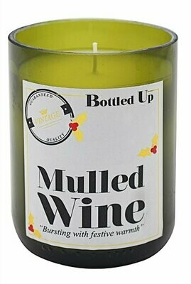 Mulled Wine Bottle Up Candle