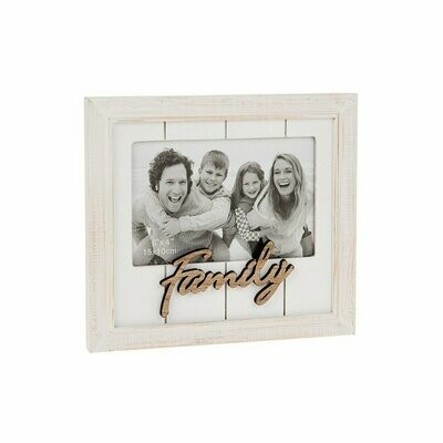 6x4" Family decal photo frame