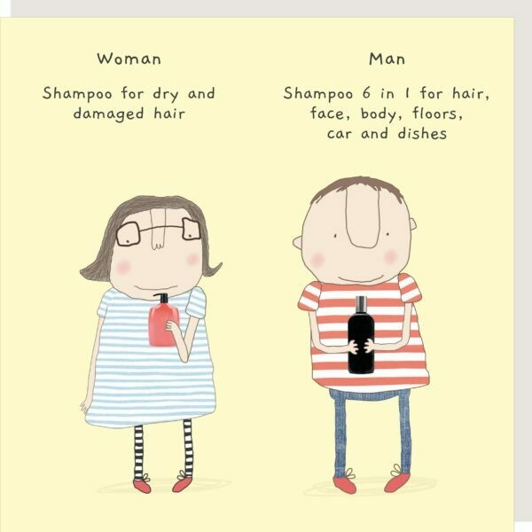 Rosie Made a Thing Shampoo Card