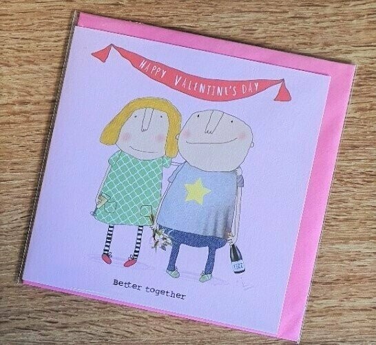 Rosie Made a Thing Valentine Together Card