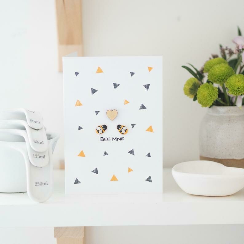 Daisycat Bee Mine Card