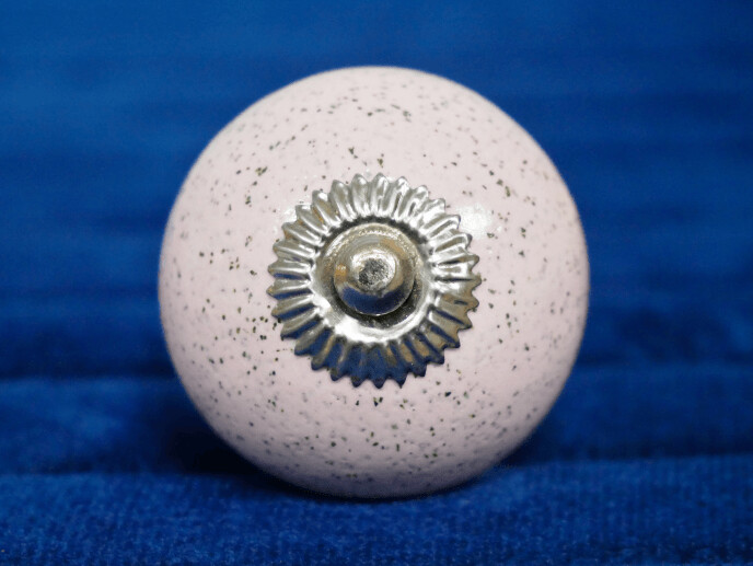 Pink Speckled Cabinet Knob
