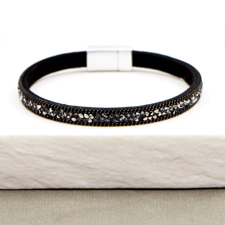 Simple Crystal Encrusted Bracelet
