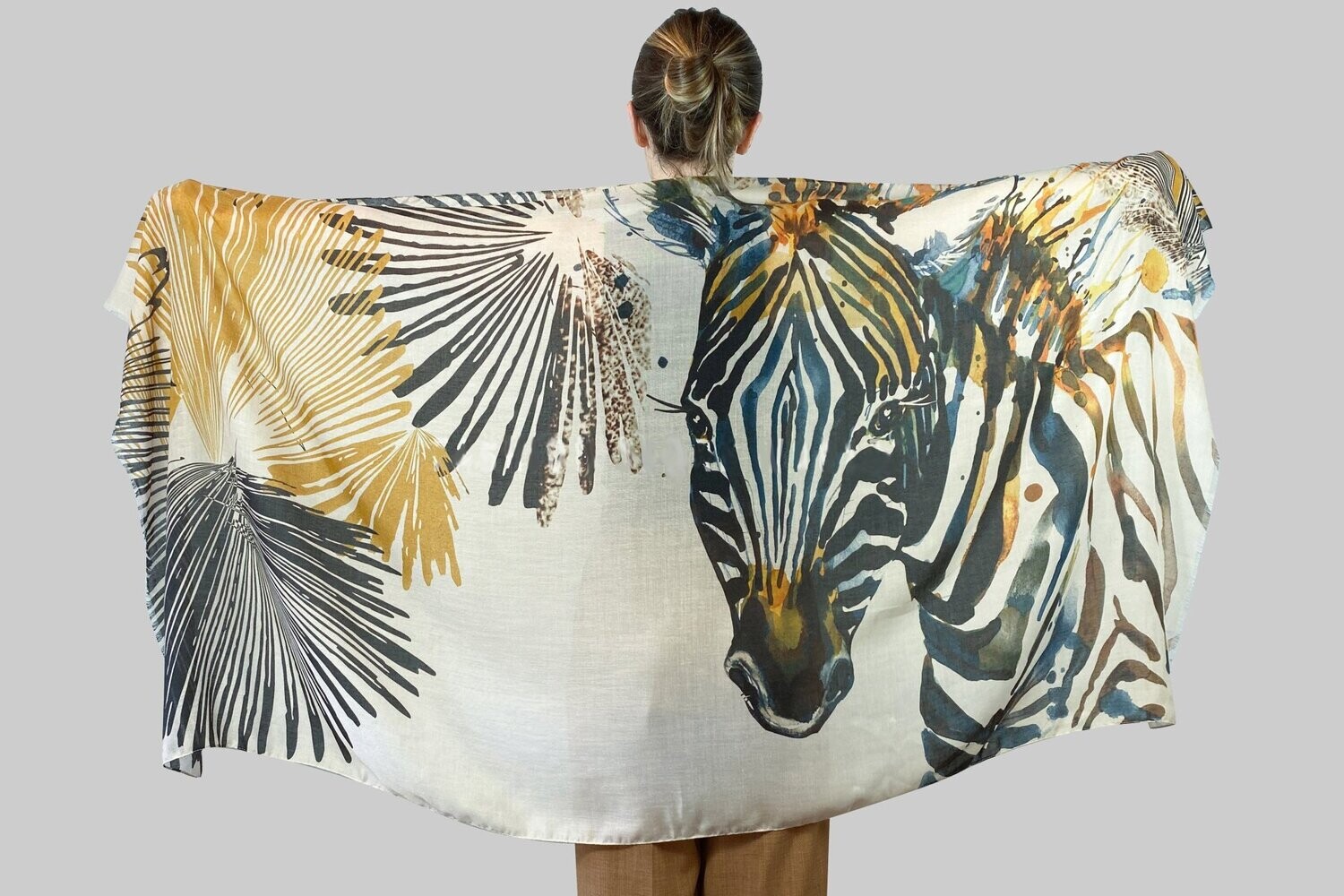 Painted Zebra Scarf