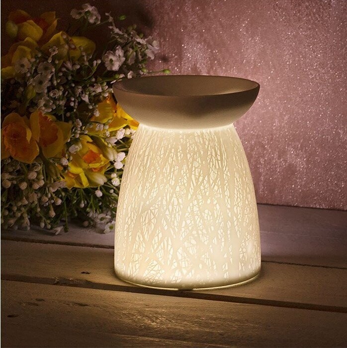 Glow Ceramic Wax/Oil Burner  - Woodland