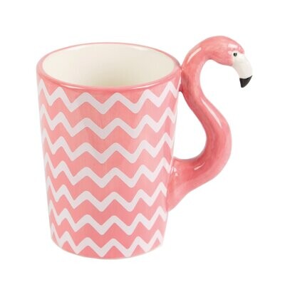 Zigzag Flamingo Mug