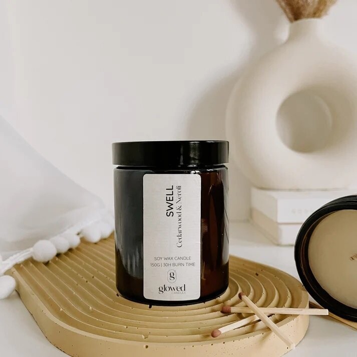 Glowed Soy Candle - Swell