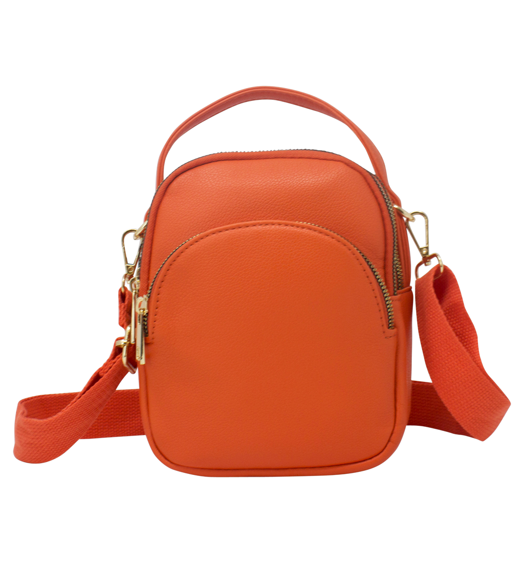 Alice Compact Camera Style Bag - Orange