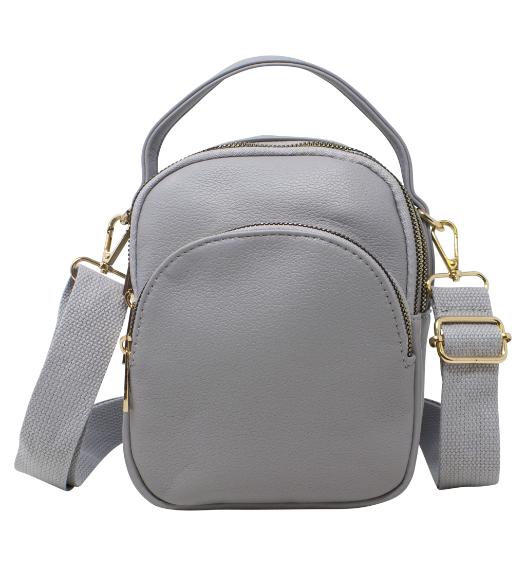 Alice Compact Camera Style Bag - Grey