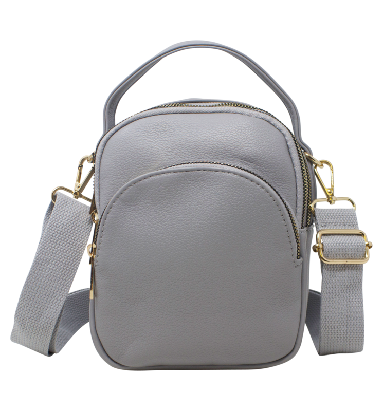 Alice Compact Camera Style Bag - Grey