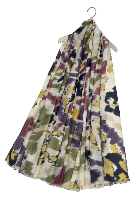 Abstract Paisley Scarf