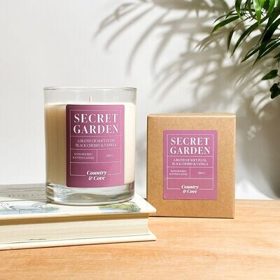 Country & Cove Scented Candle - Secret Garden