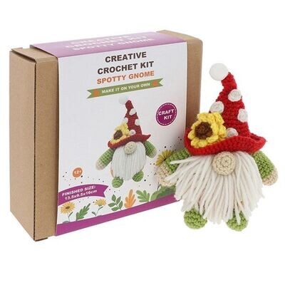 Crochet Kit - Spotty Gnome