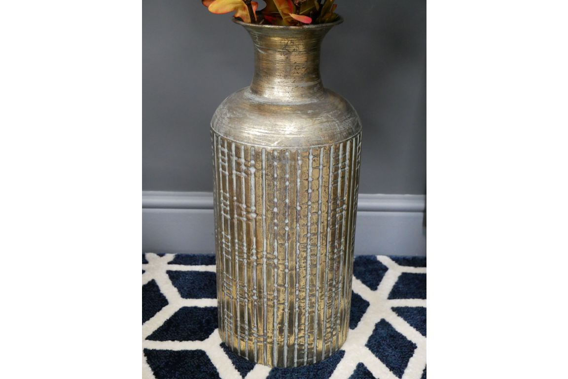 Gold Embossed Vase