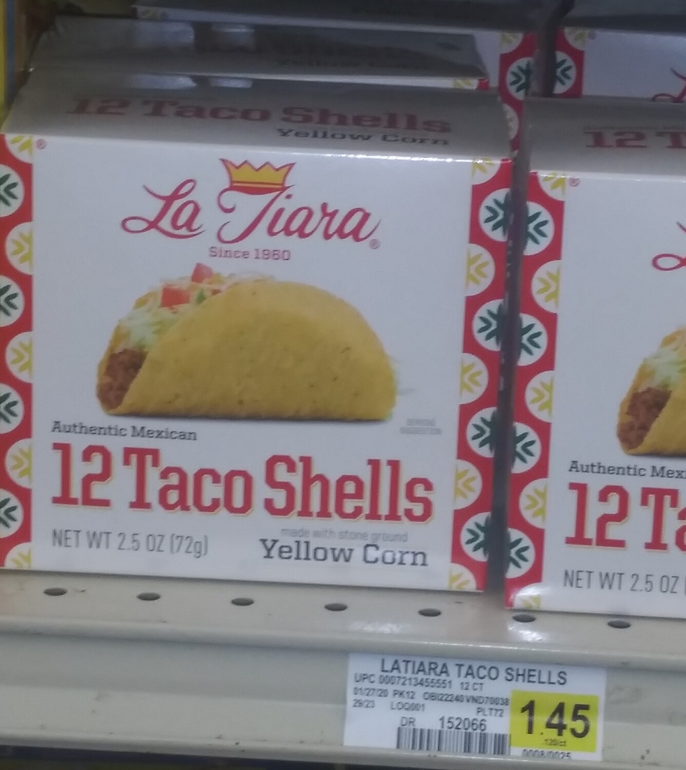 Cash Saver: La Tiara Taco Shells - Yellow Corn (12)
