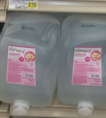 Cash Saver: Nursery Purified Water 2.5gal