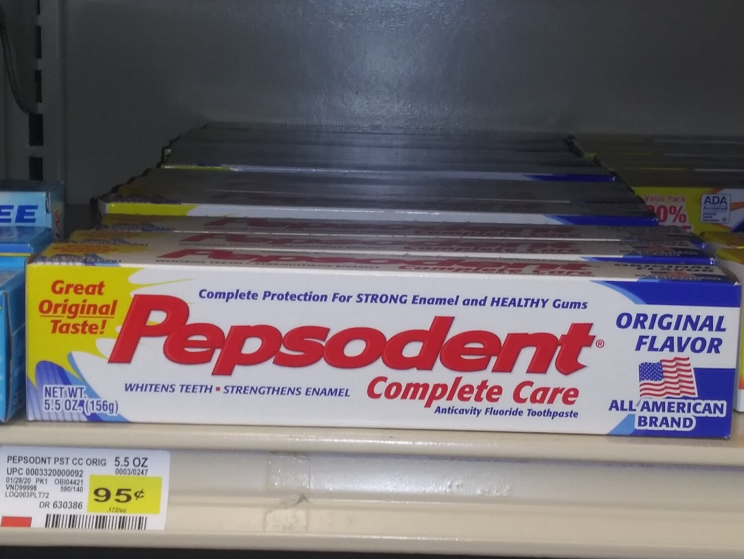Cash Saver: Pepsodent Complete Care Toothpaste 5.5oz