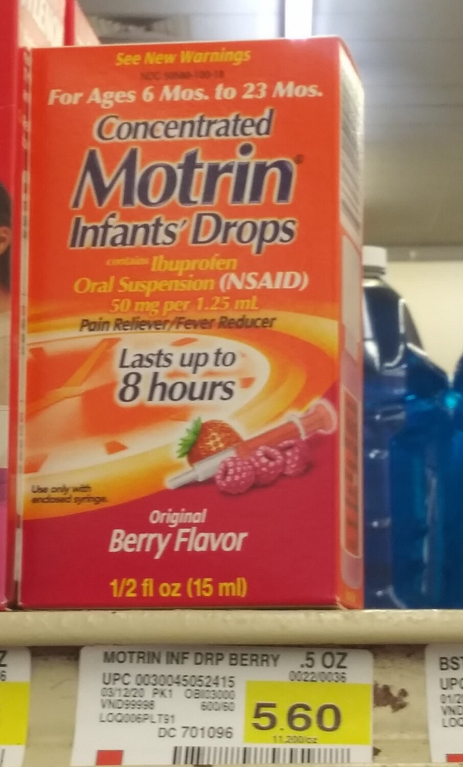 Cash Saver: Concentrated Motrin Infant Drops 1/2fl oz