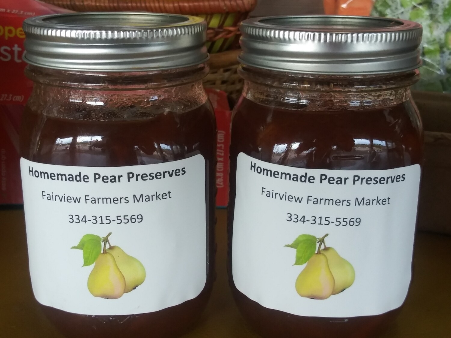 Farmers Market: Homemade Pear Preserves
