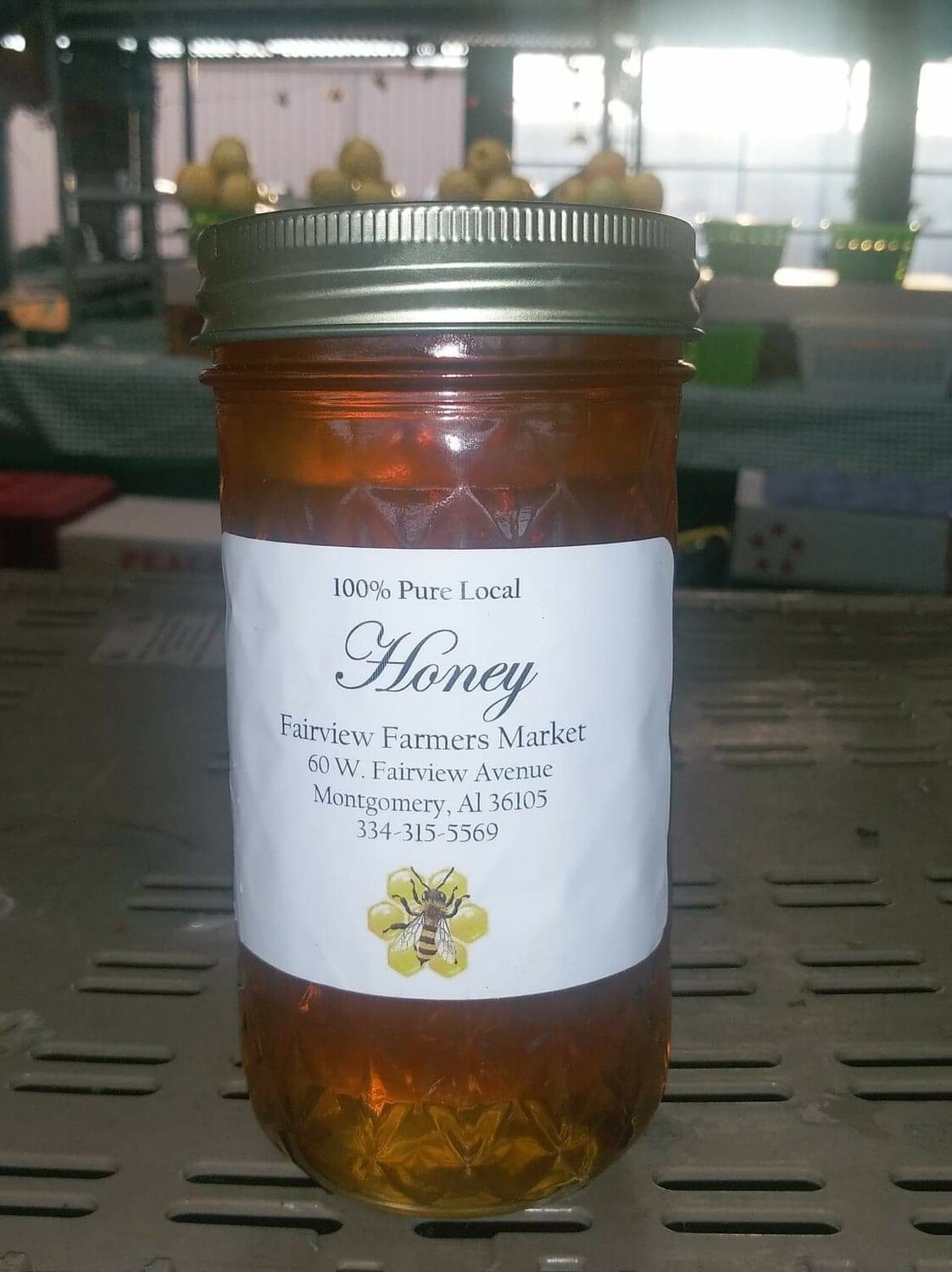 Farmers Market: 100% Pure Local Honey