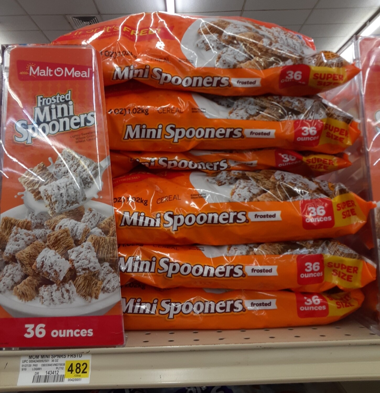 Cash Saver: Malt O Meal Frosted Mini Spooners Cereal 36oz