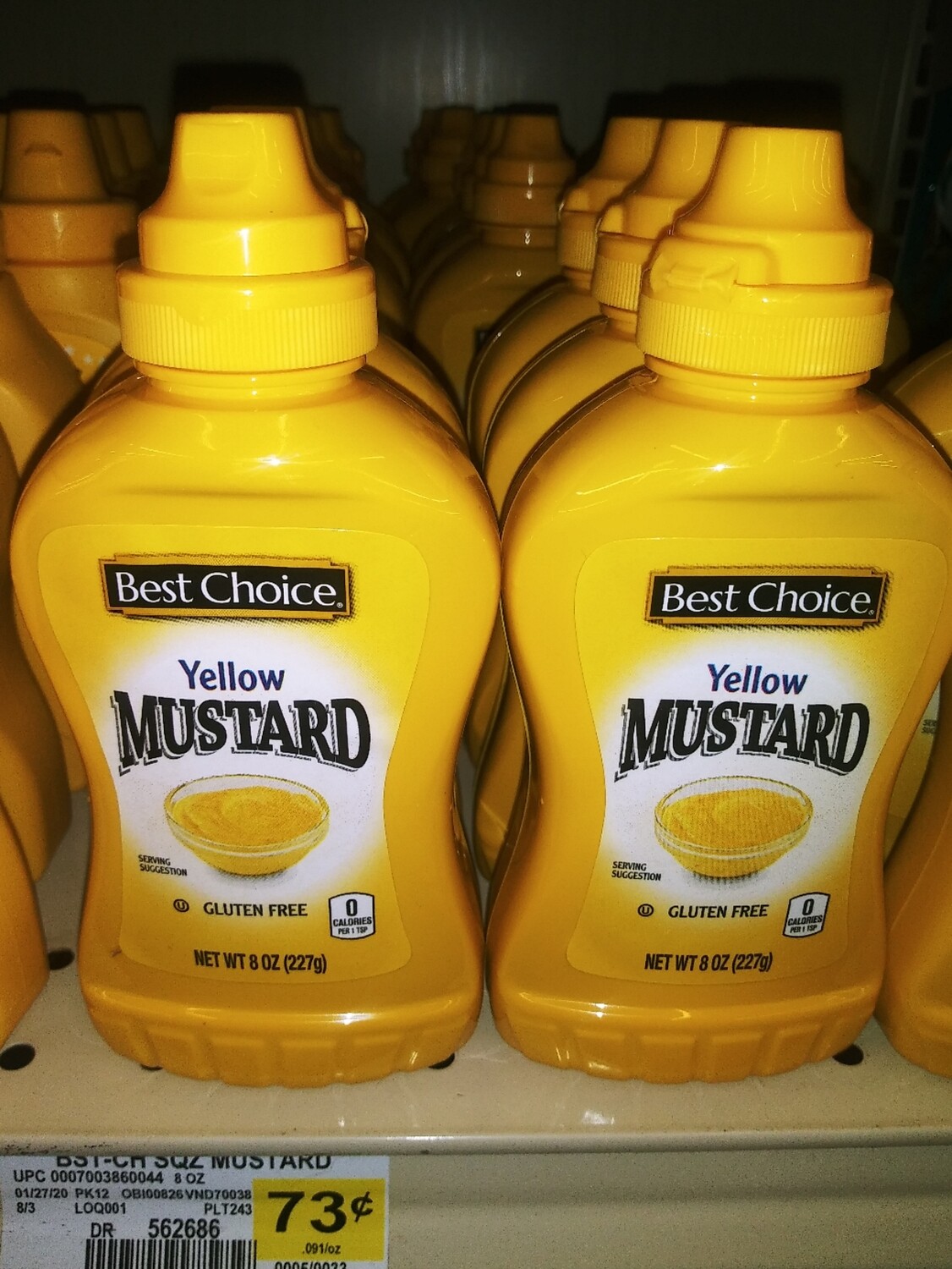 Cash Saver: Best Choice Yellow Mustard 8 oz