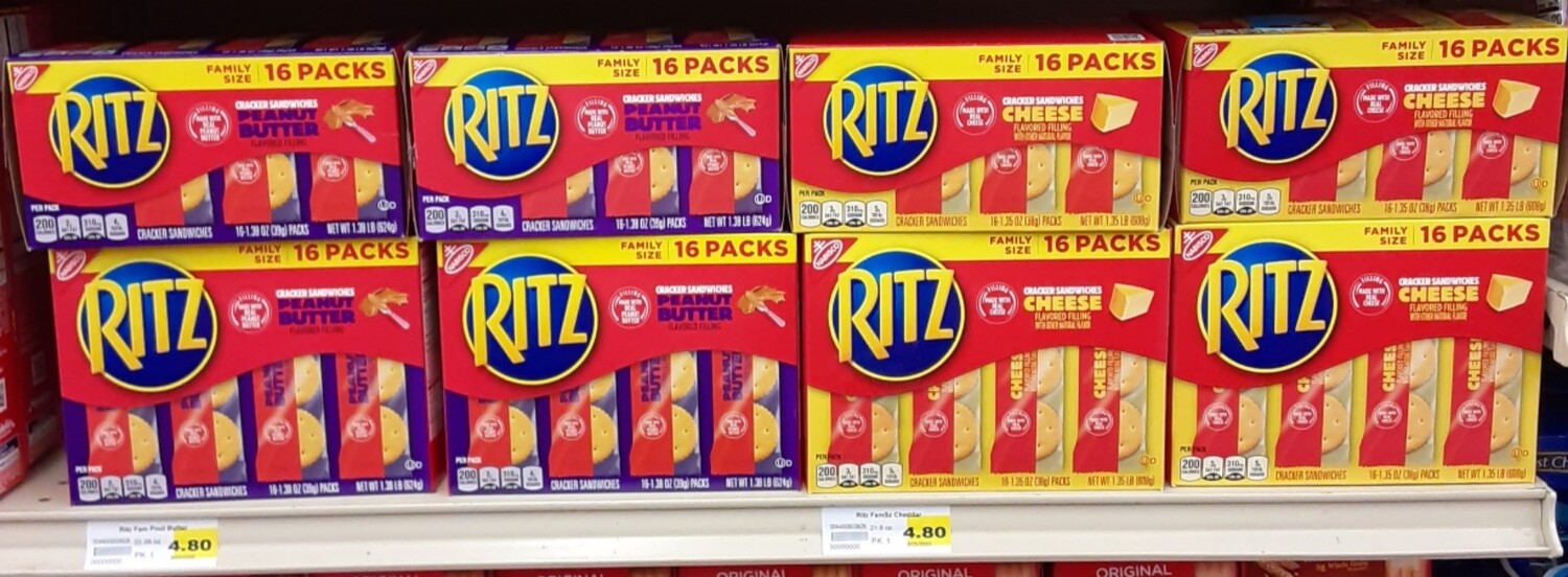 Cash Saver: Ritz Cracker Sandwiches Family Size 22.8oz