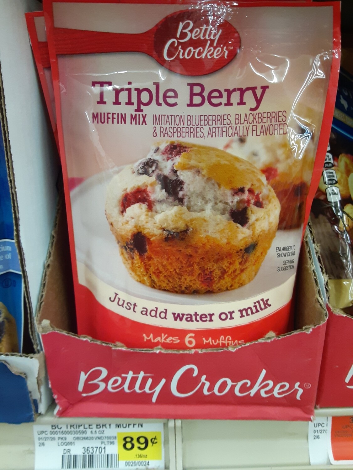Cash Saver: Betty Crocker's Triple Berry Muffin Mix