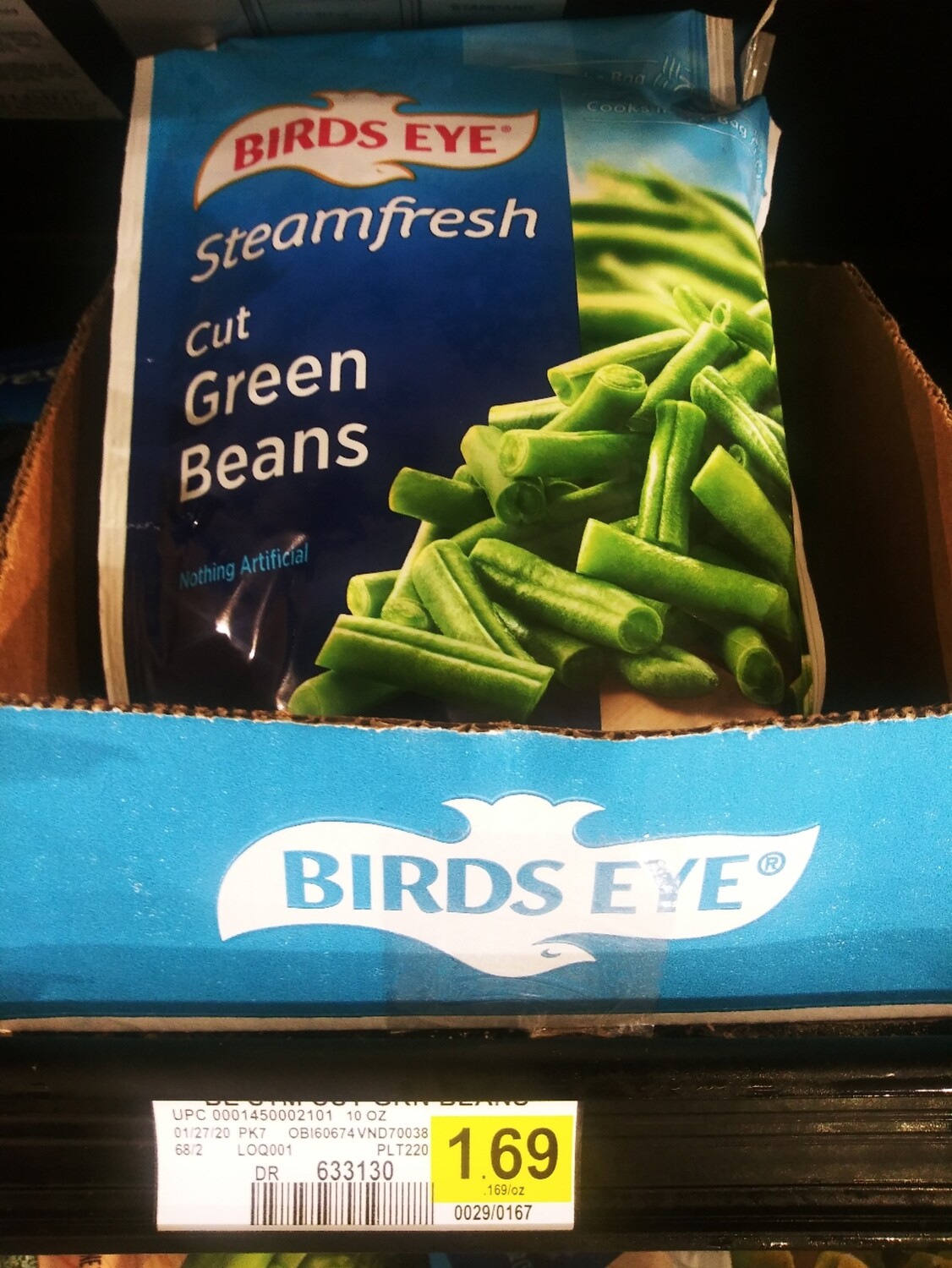 Cash Saver: Birds Eye Steamfresh Cut Green Beans Vegetables 10oz