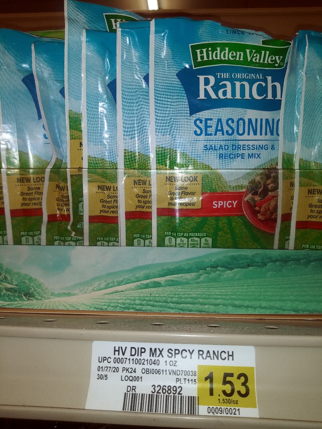 Cash Saver: Hidden Valley Ranch Seasoning Mix Spicy