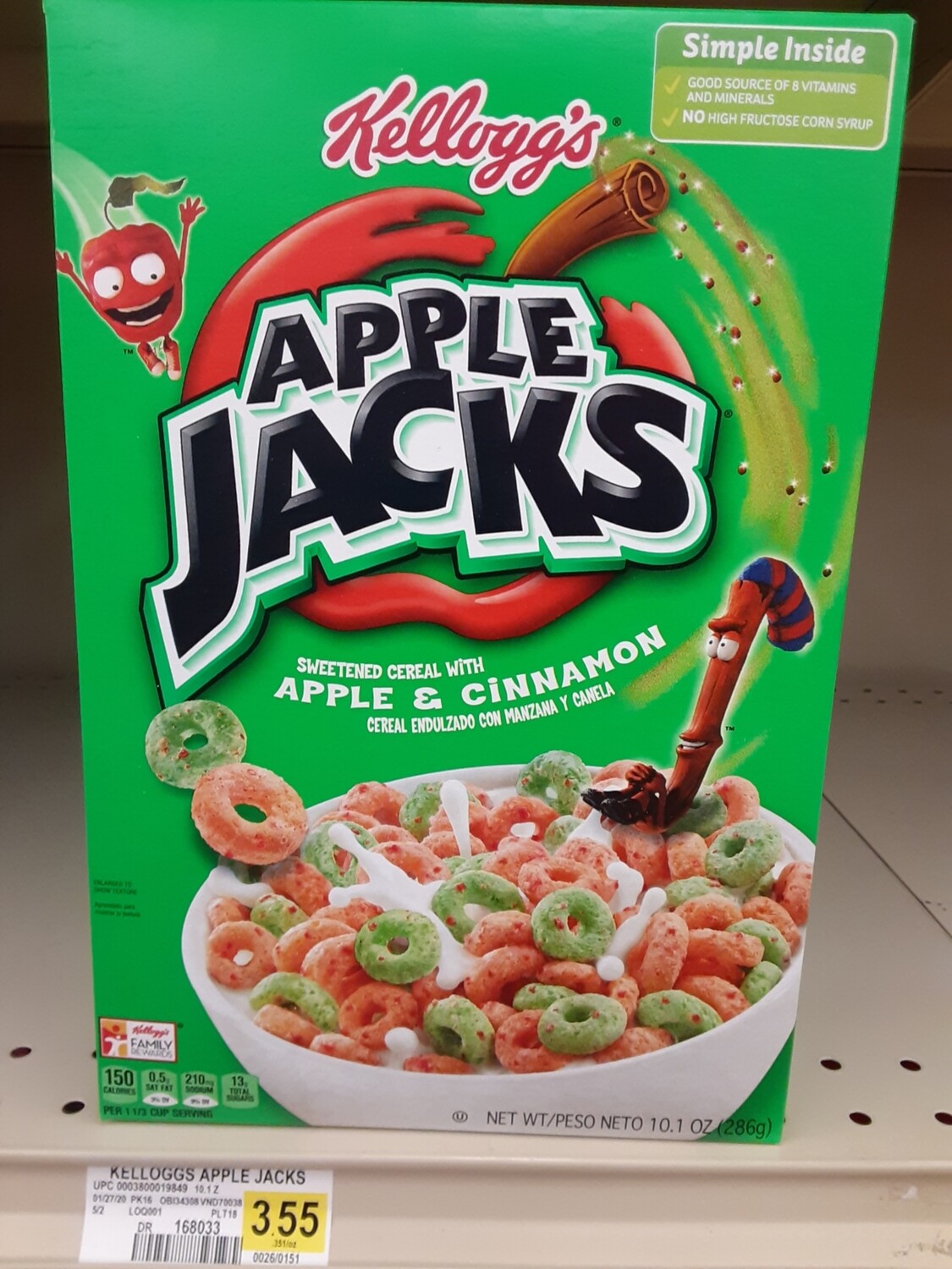 Cash Saver: Kellogg's Apple Jacks Cereal