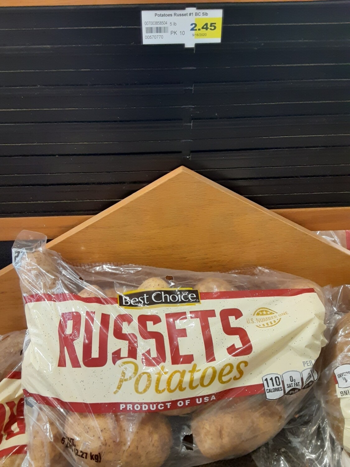 Cash Saver: Russets Potatoes 5lb Bag