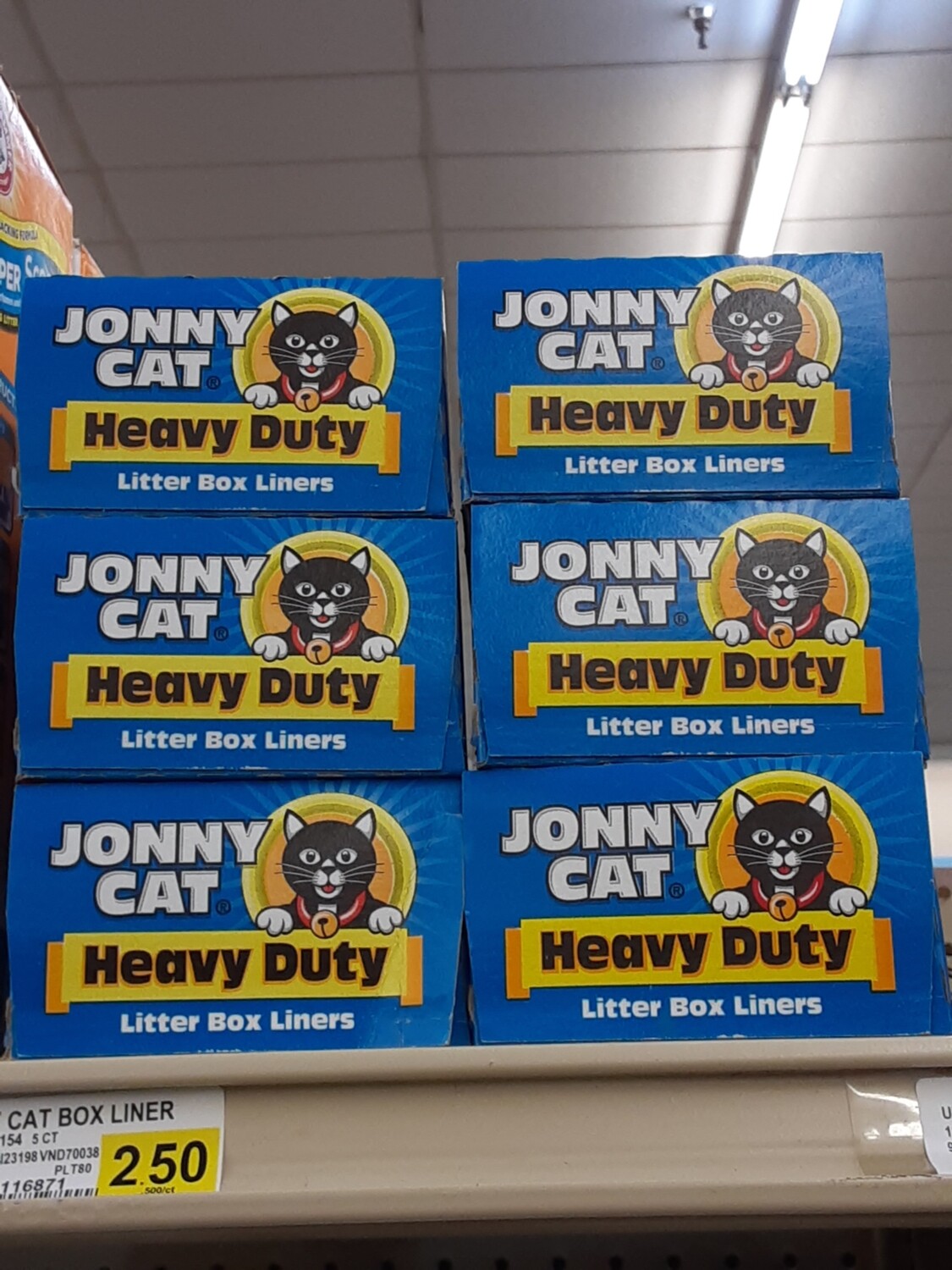 Cash Saver: Jonny Cat Heavy Duty Litter Box Liners 5 Ct