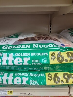 Cash Saver: Nunn Better Golden Nuggets Dog Food 15lb