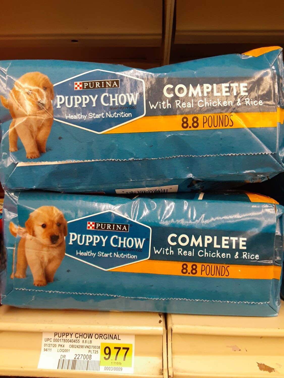Cash Saver: Purina Puppy food Chicken & Rice 8.8 Pounds