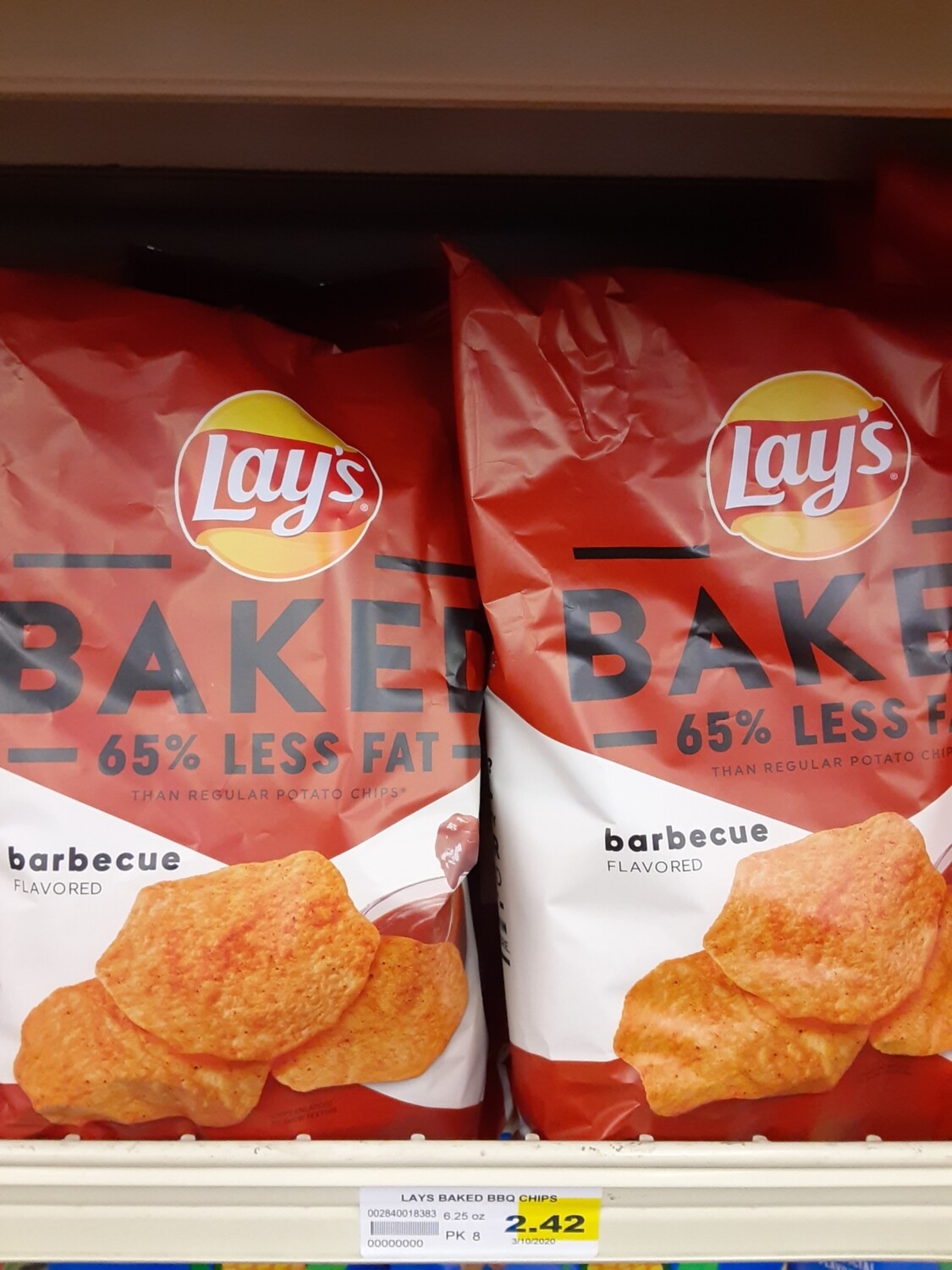Cash Saver: Lays Baked Barbecue Chips 6.25oz