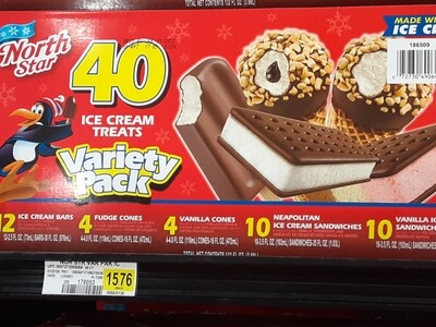 Cash Saver: North Star 40 Variety Pack Ice Cream