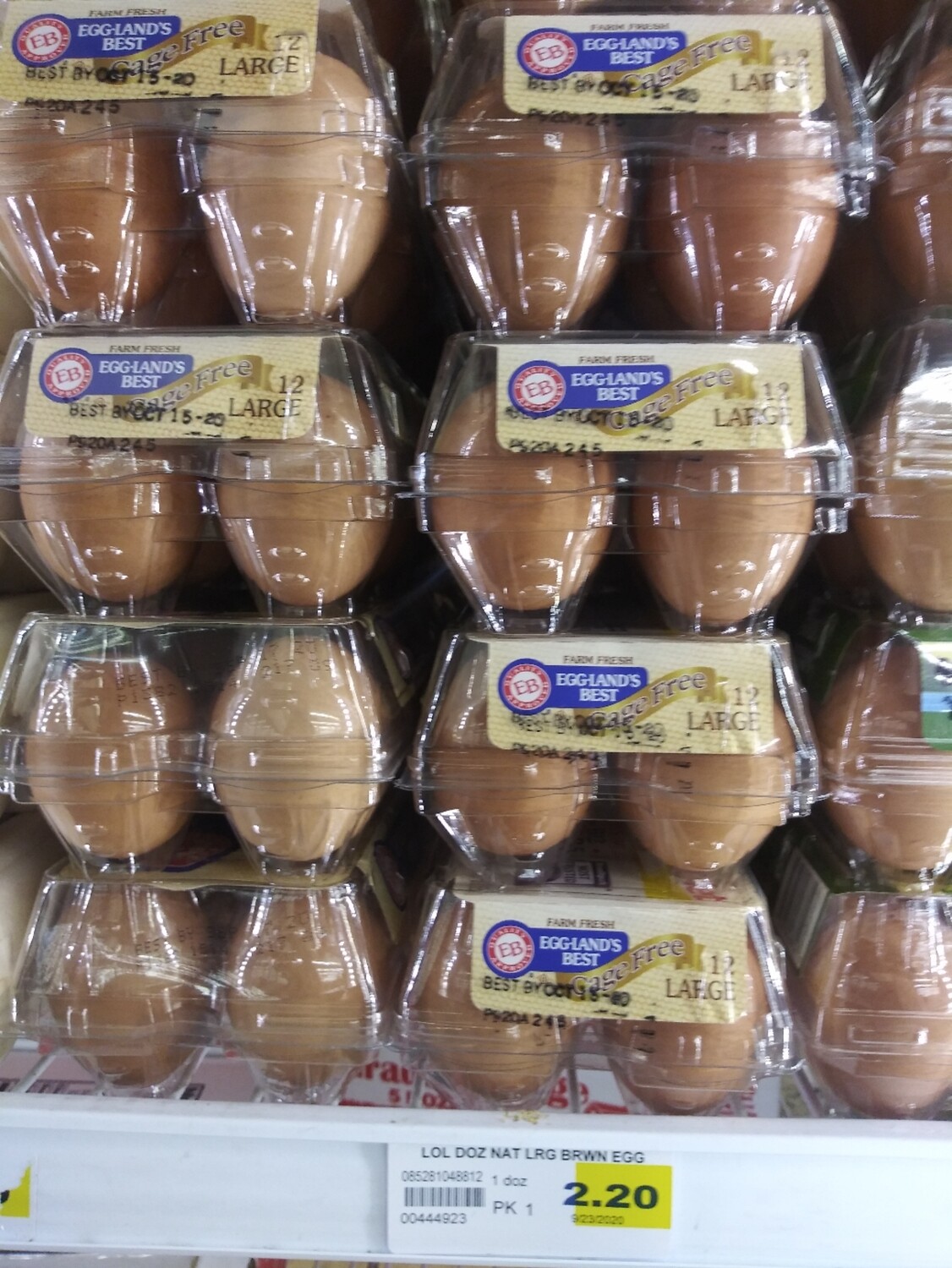 Cash Saver: Egglands Best Brown Cage Free Eggs
