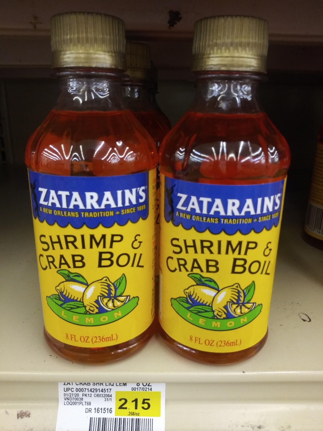 Cash Saver: Zatarain's Shrimp & Crab Lemon Boil 8 fl oz