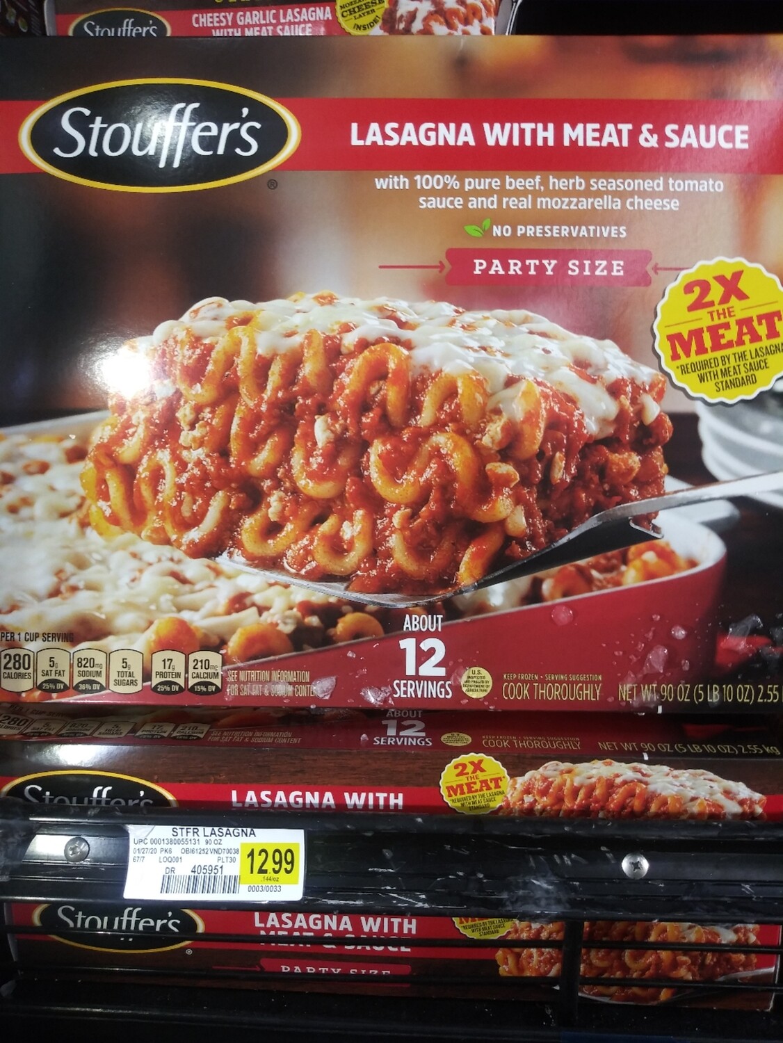 Cash Saver: Stouffer's Lasagna w/Meat Sauce Family Size