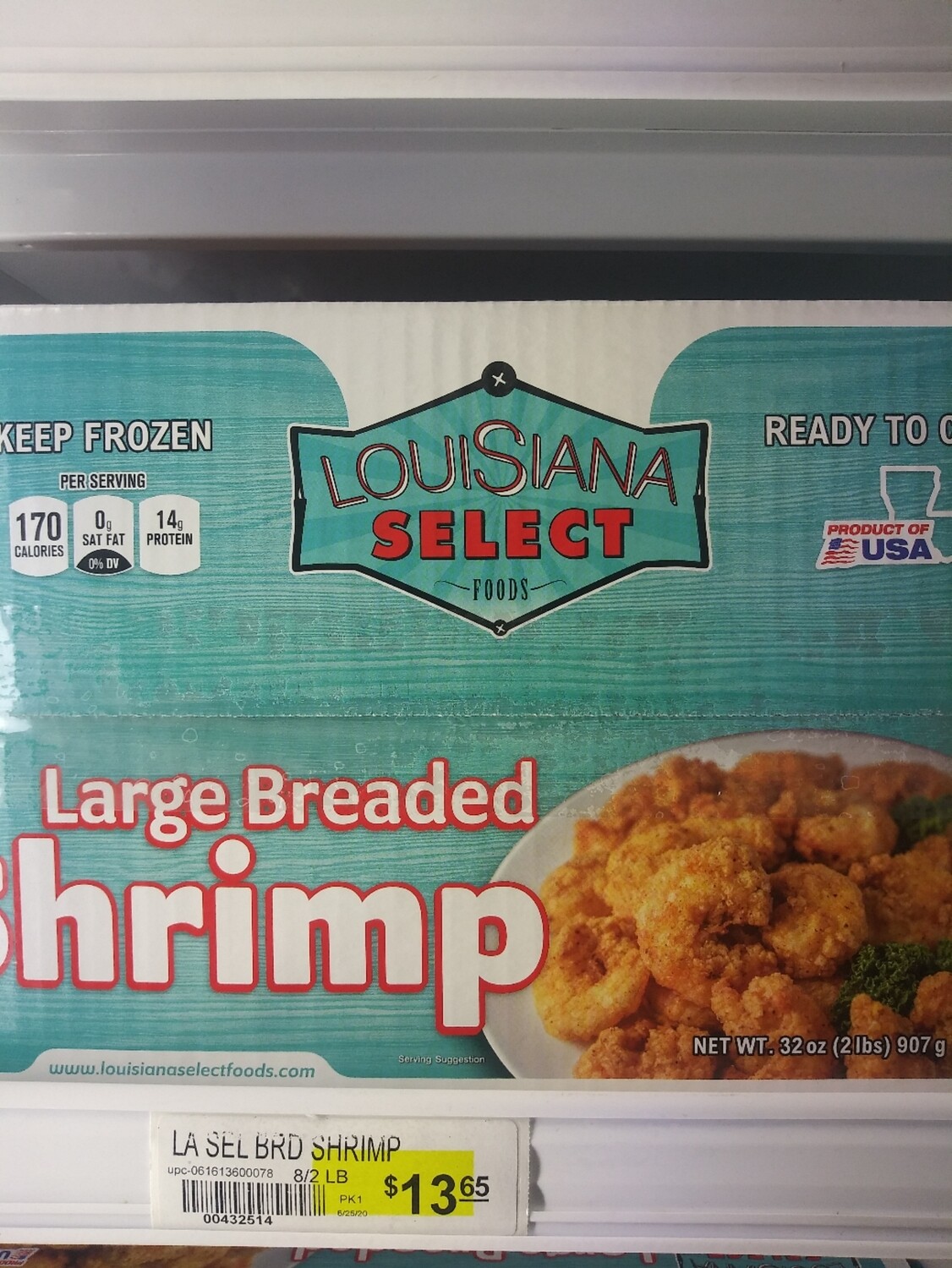Cash Saver: Loisiana Select Large Breaded Shrimp 2lbs