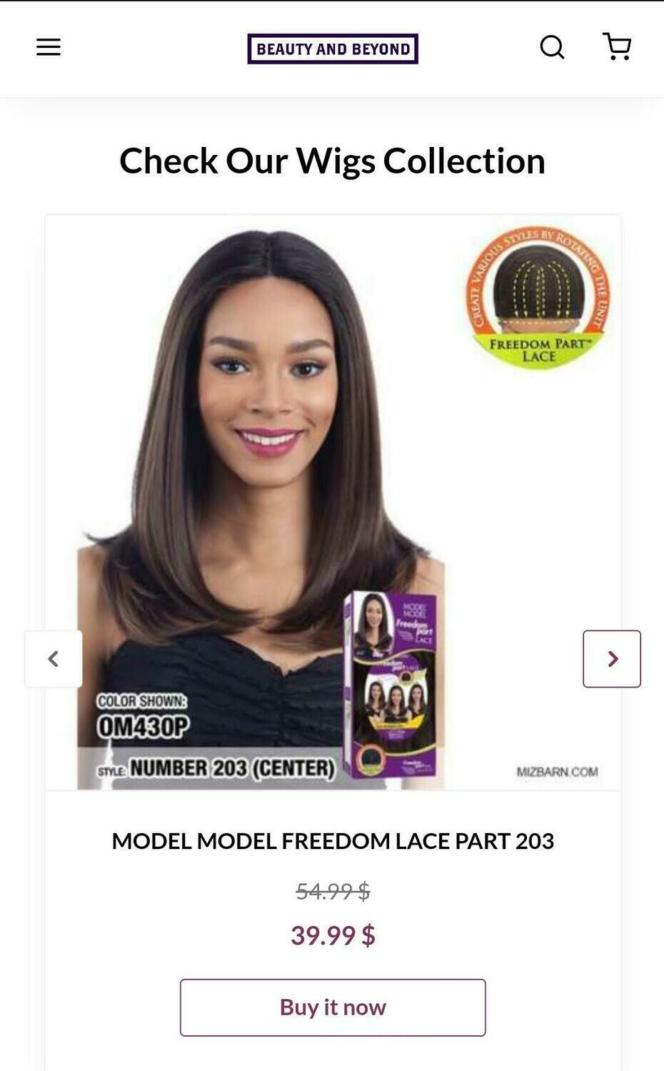 Model Model Freedom Lace Part 203