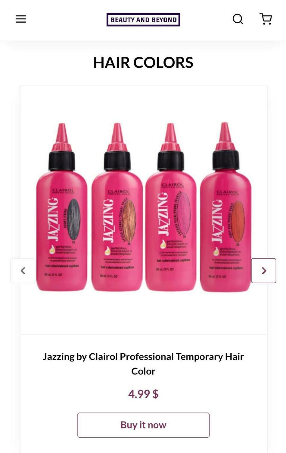 Jazzing by Clairol Professional Temporary Hair Color