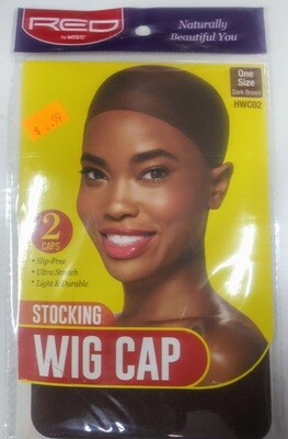 RED Stocking Wig Cap