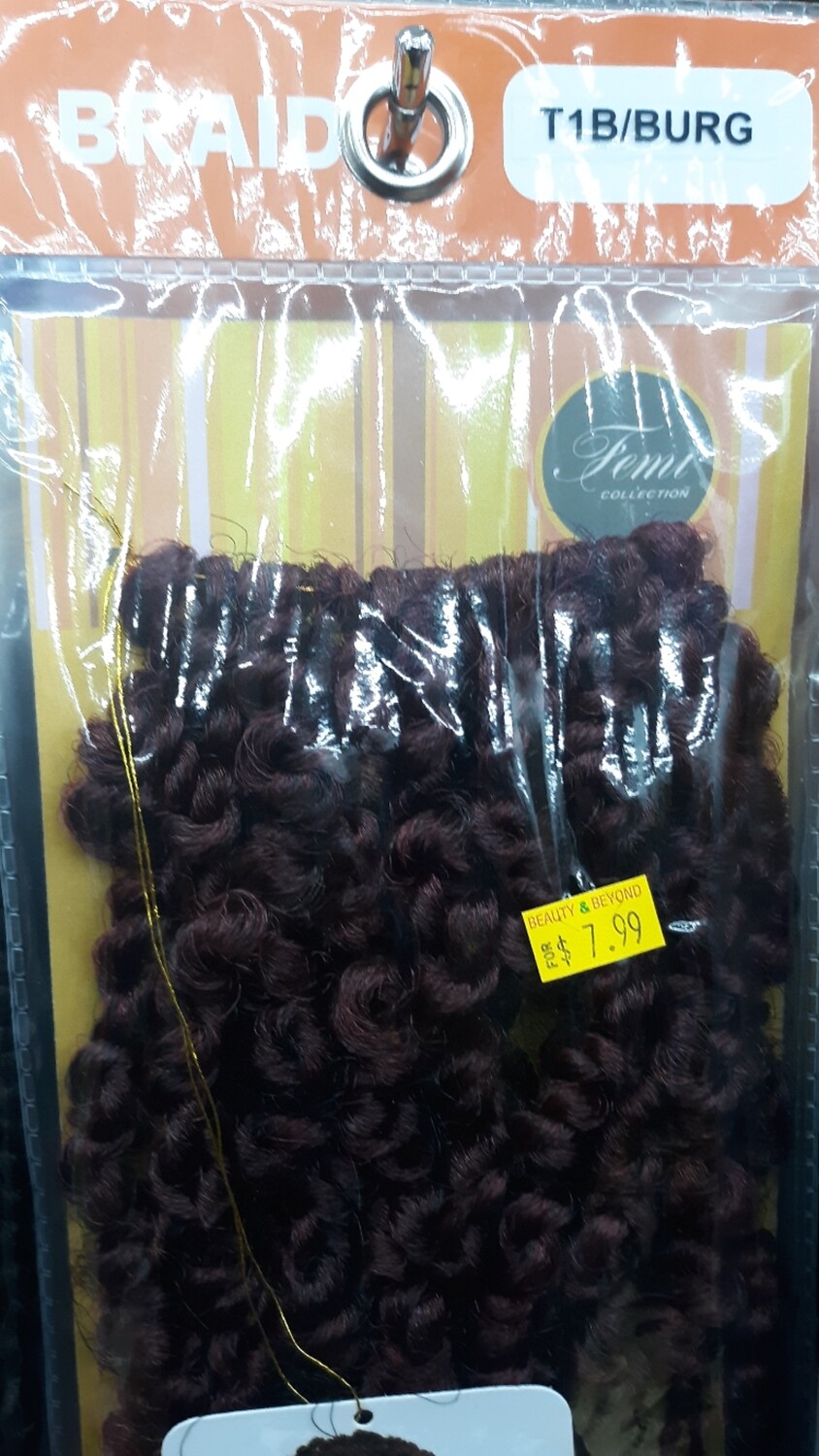 Femi Collection Crochet 14" (T1B/BURG)