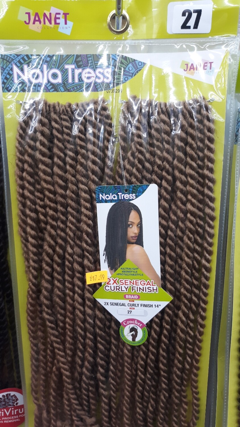 Janet Collection 2x Senegal Curly Finish 14" (27)