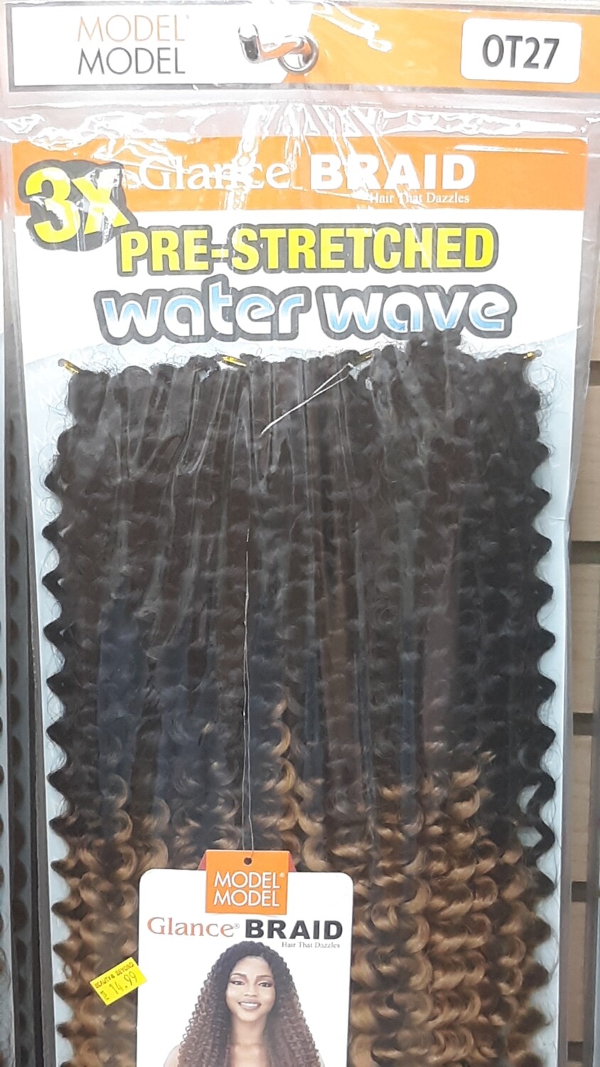 Glance Braid Pre-Stretched Water Wave 16" (OT27)